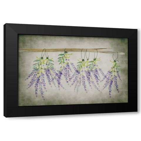 Country Living II Black Modern Wood Framed Art Print by ND Art