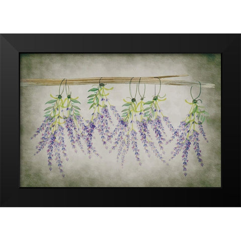 Country Living II Black Modern Wood Framed Art Print by ND Art