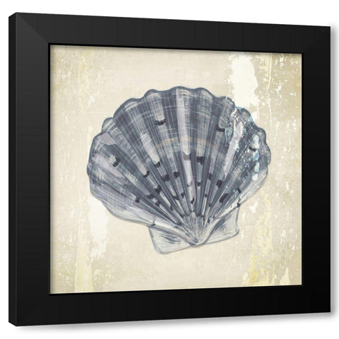 Coastal I Black Modern Wood Framed Art Print by ND Art