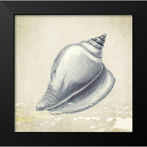 Coastal II Black Modern Wood Framed Art Print by ND Art