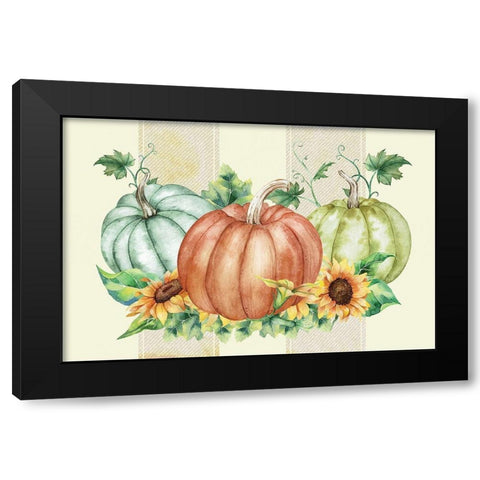 Harvest Black Modern Wood Framed Art Print with Double Matting by ND Art