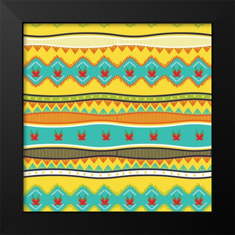 Southwest Chili IV Black Modern Wood Framed Art Print by ND Art