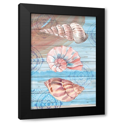 Coastal IX Black Modern Wood Framed Art Print by ND Art