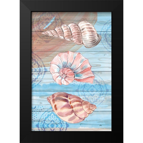 Coastal IX Black Modern Wood Framed Art Print by ND Art