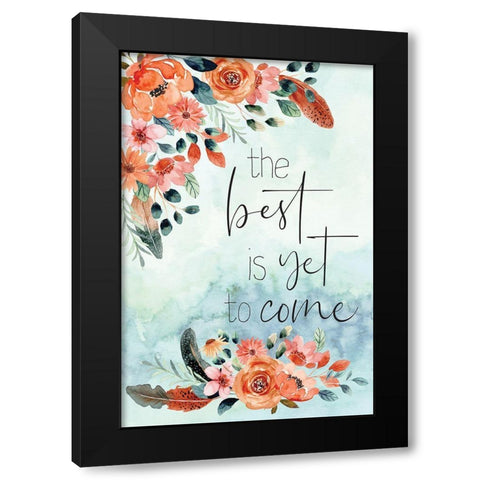 The Best Black Modern Wood Framed Art Print with Double Matting by ND Art