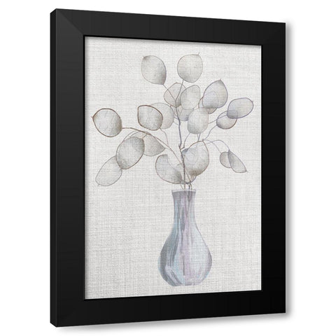 Gray Greenery Black Modern Wood Framed Art Print by ND Art