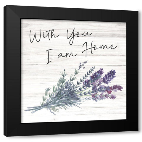 Home Black Modern Wood Framed Art Print by ND Art