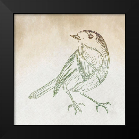 Braids and Bunches II Black Modern Wood Framed Art Print by ND Art