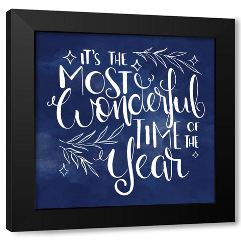 Wonderful Black Modern Wood Framed Art Print with Double Matting by ND Art