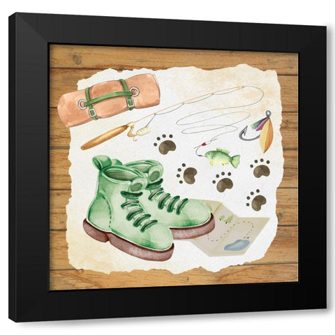 A Life Well Lived Black Modern Wood Framed Art Print by ND Art