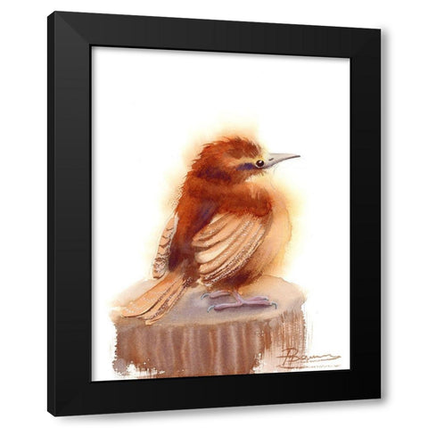 Rusty Black Modern Wood Framed Art Print with Double Matting by Shefranov, Olga