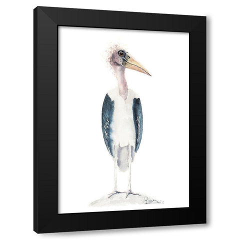 Derp Black Modern Wood Framed Art Print by Shefranov, Olga