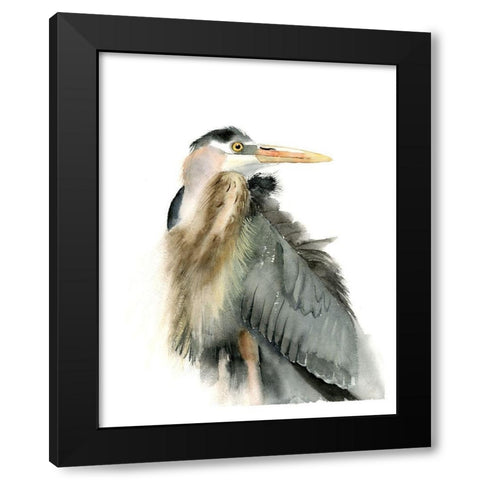 Wildling Black Modern Wood Framed Art Print by Shefranov, Olga