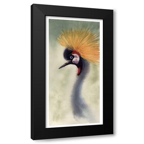 Mohawk Black Modern Wood Framed Art Print by Shefranov, Olga