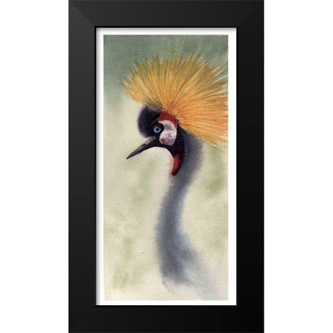 Mohawk Black Modern Wood Framed Art Print by Shefranov, Olga