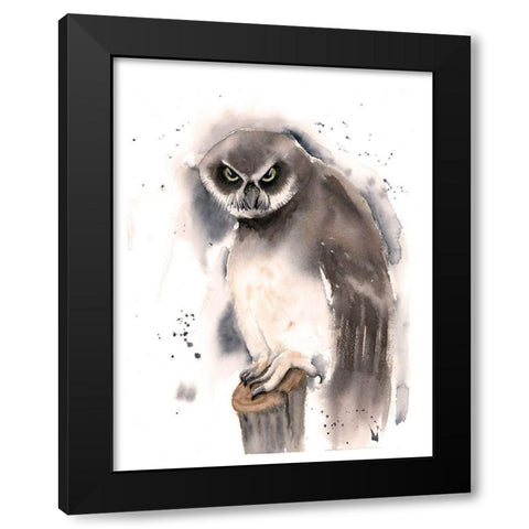 Mad Black Modern Wood Framed Art Print with Double Matting by Shefranov, Olga