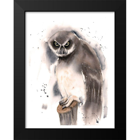 Mad Black Modern Wood Framed Art Print by Shefranov, Olga