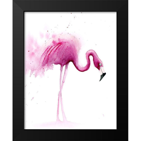 Flaming IV Black Modern Wood Framed Art Print by Shefranov, Olga