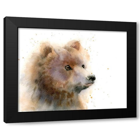 Bear II Black Modern Wood Framed Art Print by Shefranov, Olga