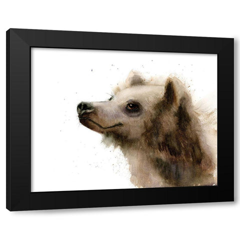 Bear III Black Modern Wood Framed Art Print with Double Matting by Shefranov, Olga