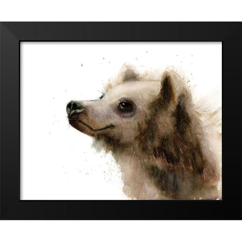 Bear III Black Modern Wood Framed Art Print by Shefranov, Olga