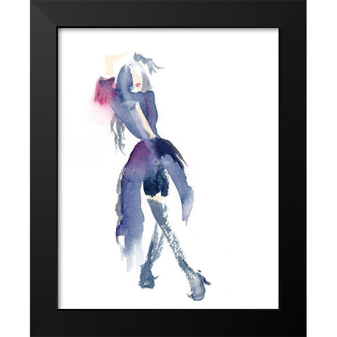 Figurative Black Modern Wood Framed Art Print by Shefranov, Olga