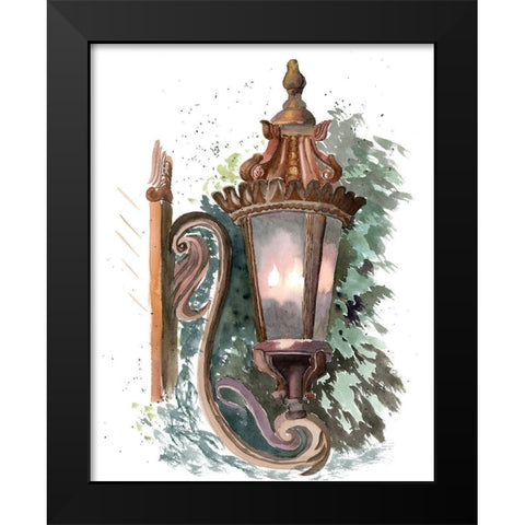 Lantern II Black Modern Wood Framed Art Print by Shefranov, Olga