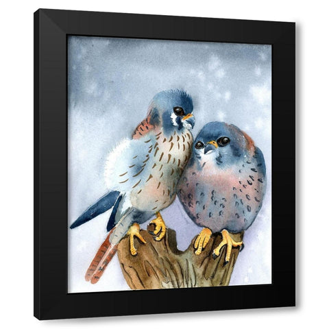 Speckle Chests II Black Modern Wood Framed Art Print with Double Matting by Shefranov, Olga