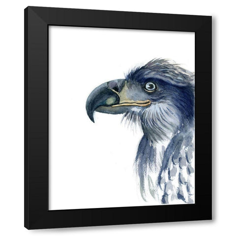 Profile Black Modern Wood Framed Art Print with Double Matting by Shefranov, Olga