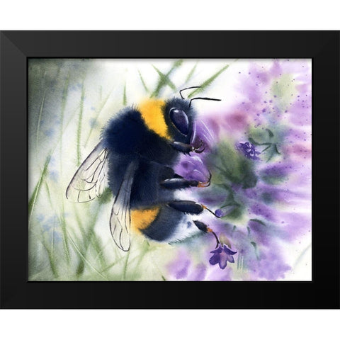 Bee IV Black Modern Wood Framed Art Print by Shefranov, Olga