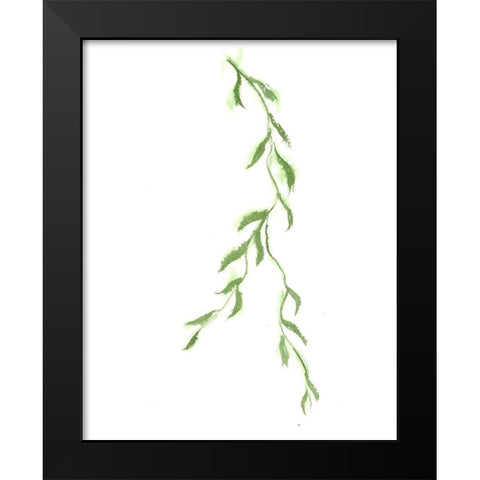 Vine II Black Modern Wood Framed Art Print by Shefranov, Olga