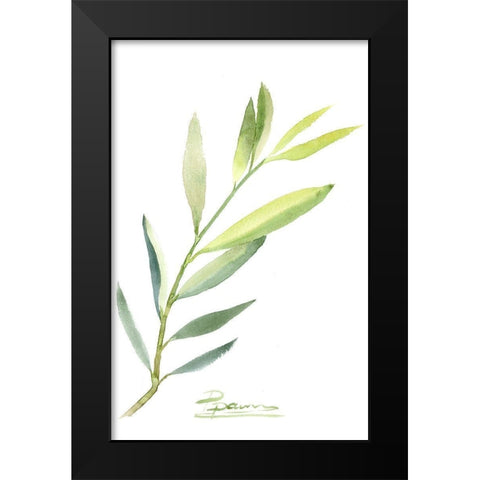 Botanical III Black Modern Wood Framed Art Print by Shefranov, Olga