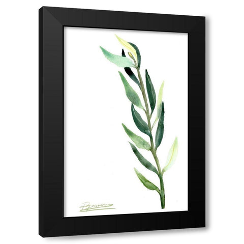 Botanical IV Black Modern Wood Framed Art Print by Shefranov, Olga