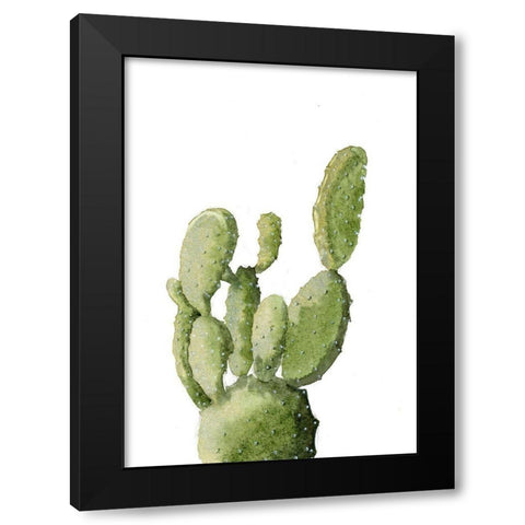Cactus Black Modern Wood Framed Art Print by Shefranov, Olga