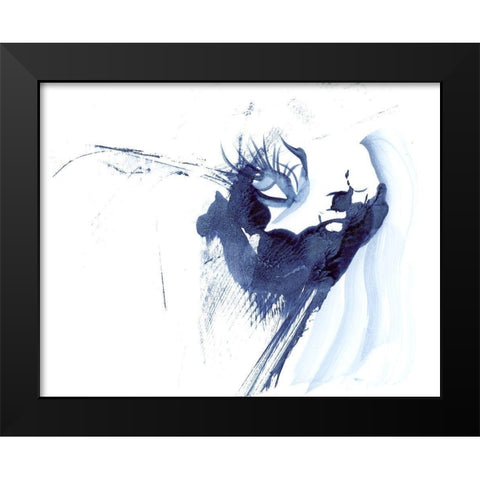Figurative in Navy Black Modern Wood Framed Art Print by Shefranov, Olga