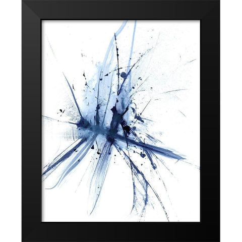 Figurative in Navy III Black Modern Wood Framed Art Print by Shefranov, Olga