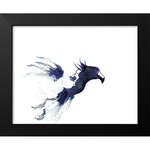 Figurative in Navy VI Black Modern Wood Framed Art Print by Shefranov, Olga