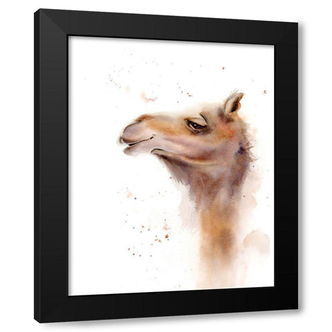 Camel Black Modern Wood Framed Art Print by Shefranov, Olga