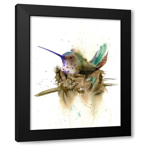 Nested II Black Modern Wood Framed Art Print with Double Matting by Shefranov, Olga