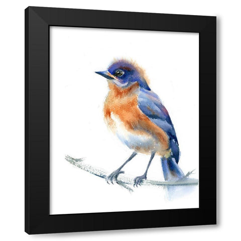 Phoebe Black Modern Wood Framed Art Print by Shefranov, Olga