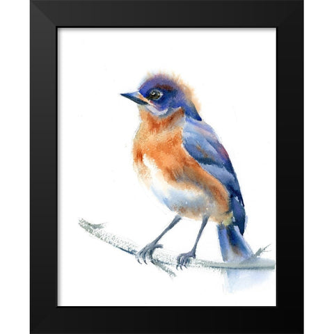 Phoebe Black Modern Wood Framed Art Print by Shefranov, Olga