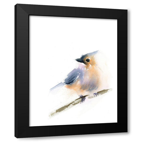 Sonja Black Modern Wood Framed Art Print with Double Matting by Shefranov, Olga