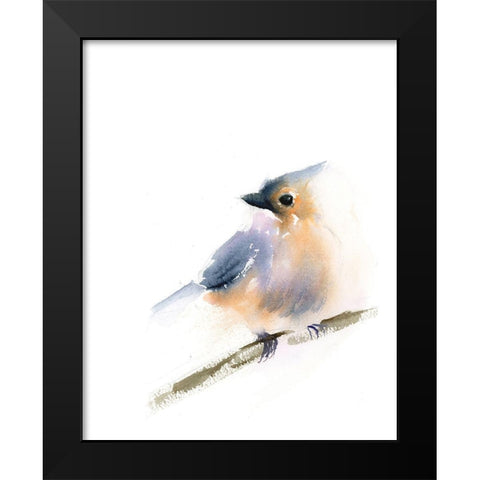 Sonja Black Modern Wood Framed Art Print by Shefranov, Olga