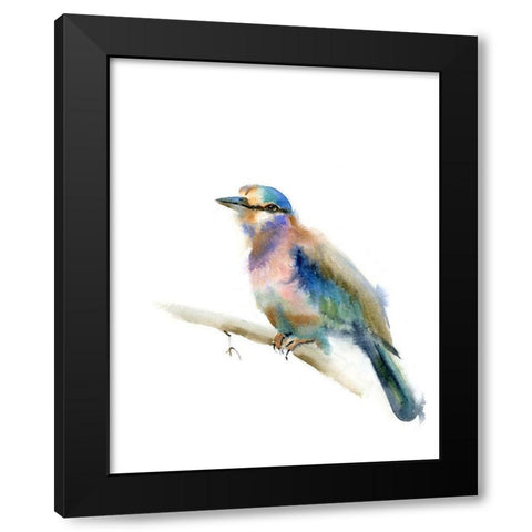 Ramona Black Modern Wood Framed Art Print by Shefranov, Olga