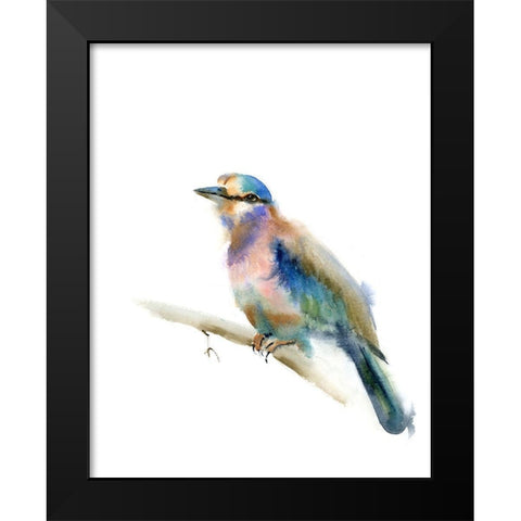 Ramona Black Modern Wood Framed Art Print by Shefranov, Olga