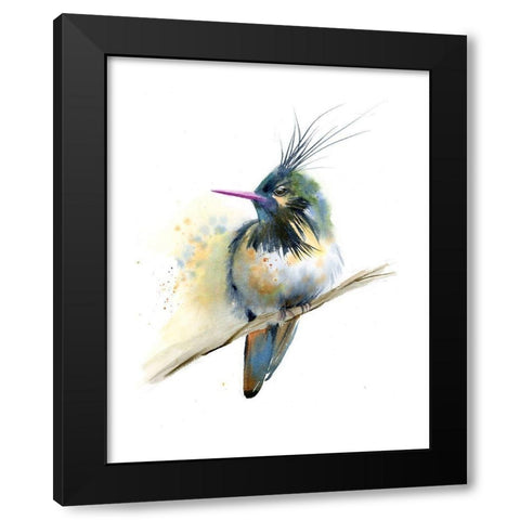 Dorinda Black Modern Wood Framed Art Print with Double Matting by Shefranov, Olga