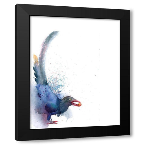 Jax Black Modern Wood Framed Art Print by Shefranov, Olga