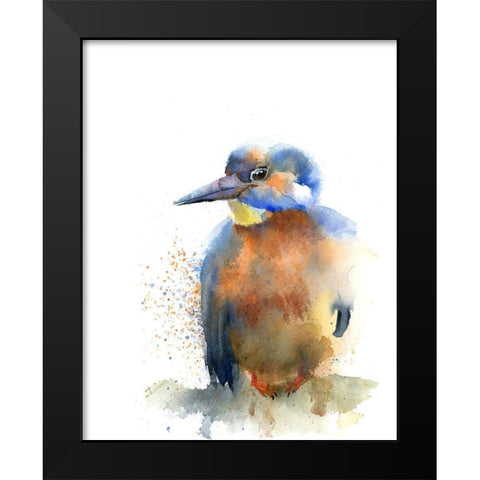 Katie Black Modern Wood Framed Art Print by Shefranov, Olga