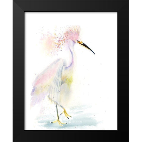 Schwartz Black Modern Wood Framed Art Print by Shefranov, Olga