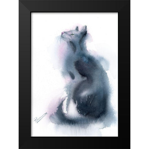 Bella Black Modern Wood Framed Art Print by Shefranov, Olga